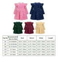 thumbnail image 5 of IDOPIP Toddler Baby Girls Sequin Velvet Tutu Dress Long Sleeve Princess Christmas Birthday Party Dresses, 5 of 5