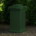 thumbnail image 4 of Good Ideas Colonne de Patio Extérieure Savannah 30 Gallons Bac de Rangement et de Déchets, Vert, 4 of 4