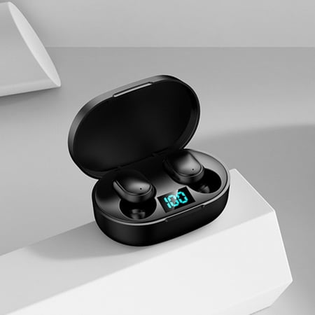 Bouanq Bluetooth 5.0 Wireless Earbuds with Wireless Charging Case IPX8 Waterproof Stereo Headphones in Ear Built in Mic Headset Premium Sound with Deep Bass Bluetooth Earbuds for Sport