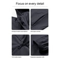 thumbnail image 5 of Men's Summer Sun Protection Hooded Jacket Ice Silk Cooling Long Sleeve Top Casual Fishing Hiking Travel Outdoor Windbreaker Solid Color | AESTIVO,Dark Blue L, 5 of 7