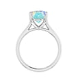 thumbnail image 4 of Sterling Silver with Mercury Opal Topaz Solitaire Ring, 4 of 6