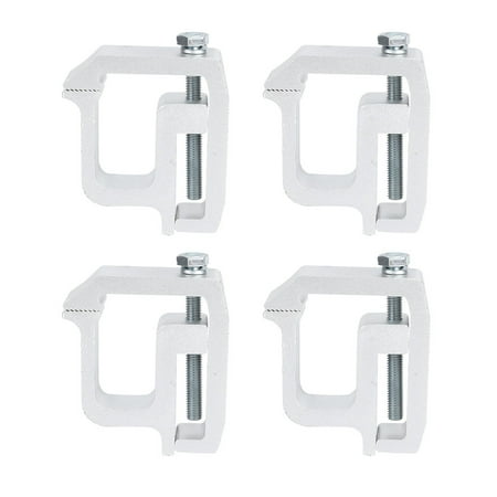 

LYUMO Truck Retaining Clamps Alloy Steel Truck Cap Topper Campers Mounting Clips 2in Throat 4pcs/set