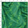 thumbnail image 3 of Soimoi Poly Taffeta Green Fabric By the Yard - 56 Inch Wide - Maple Leaves Material - Autumnal Beauty for Home Decor Printed Fabric, 3 of 6