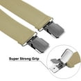 thumbnail image 2 of Buyless Fashion 2 pack Suspenders for Men - 48" Adjustable Straps 1 1/4" - X Back With Black Clips, 2 of 7