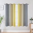 thumbnail image 2 of Cortinas Blackout Ombre Grises/Amarillas Estelar Textiler 115x115 cm, 2 of 9