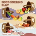 thumbnail image 2 of Juego de comida de madera Lehoo Castle con 23 accesorios de 3 a 5 años, 2 of 6