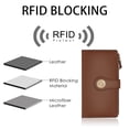 thumbnail image 4 of Cartera Travelambo de piel RFID de gran capacidad para mujer, 4 of 7