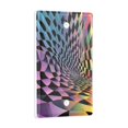 thumbnail image 2 of Yayeee Blank Wall Plate Cover 1-Gang 4.5"x2.7" Home Unused Decorative Outlet, Pink Wavy Plaid, 2 of 7