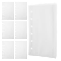 60pcs Clear Scrapbook Refill Pages 14x12 5cm Heavy Duty Plastic Page Protectors for Binders Office Paper Sleeves
