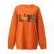 thumbnail image 5 of ICHUANYI Clearance Halloween Sweatshirt Women Pumpkin Coffee Graphic Sweatshirts Cute Halloween Shirts Fall Crewneck Sweatshirt(Orange, XXL) ICHUANYI WER2023081202925, 5 of 5