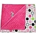 thumbnail image 3 of Lil Cub Hub 2BPHCHP-M Raccoon Minky Blanket - Hot Pink Circle Print with Hot Pink Dot, 3 of 4