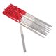 thumbnail image 4 of Juego de 10 limas de aguja: mini limas de metal pequeñas para mano. Incluye limas redondas, planas, cuadradas y triangulares para trabajos de precisión y detalle en metal y carpintería., 4 of 7