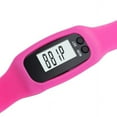 thumbnail image 4 of Digital Lcd Pedometer Run Womens Fashion Watch Step Walking Distance Calorie Rubber Watch Band Counter Watch Hot, 4 of 7