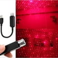 thumbnail image 4 of Luz nocturna con proyector de estrellas USB, luz de coche con proyector de cielo estrellado romántico ajustable, luz de techo automática decorativa de ambiente portátil para dormitorio, coch, 4 of 5