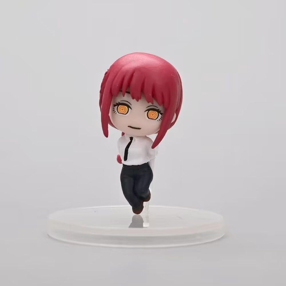 New Denji Figure, Makima Figure, Pochita Figure, Four Q Version Cute Action Figures 6cm/2.4inch Handmade PVC Anime Cartoon Manga Game Character Model Gift