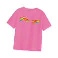 thumbnail image 1 of Camisetas de manga corta para mujer, camisetas suaves y transpirables con estampado moderno y cuello redondo, camisetas básicas para ir de compras, vi M, 1 of 10