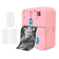 thumbnail image 1 of Mini Pocket Printer Camera Instant Print Portable Thermal Printing Machine Wireless BT Connection for Picture Label DIY Handcraft List Meno Notes Journal Receipt Paper Sticker Study Work Office, 1 of 8