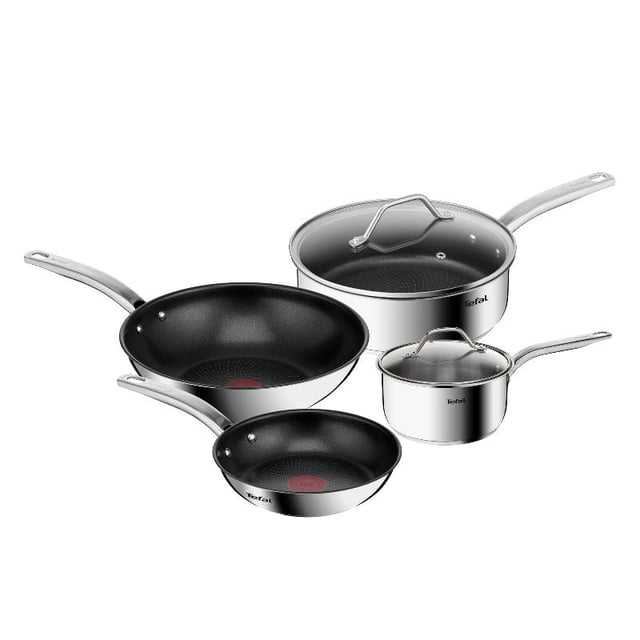 Batería de Cocina 6 pz Acero Inoxidable Antidherente Intuition Tefal T-fal T-fal B862022