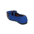 thumbnail image 3 of Jelly Beans Saroya New Suede Cap Round Toe Ballet Ballerina Flat Bow Elastic Mary Jane (Toddler), 3 of 5