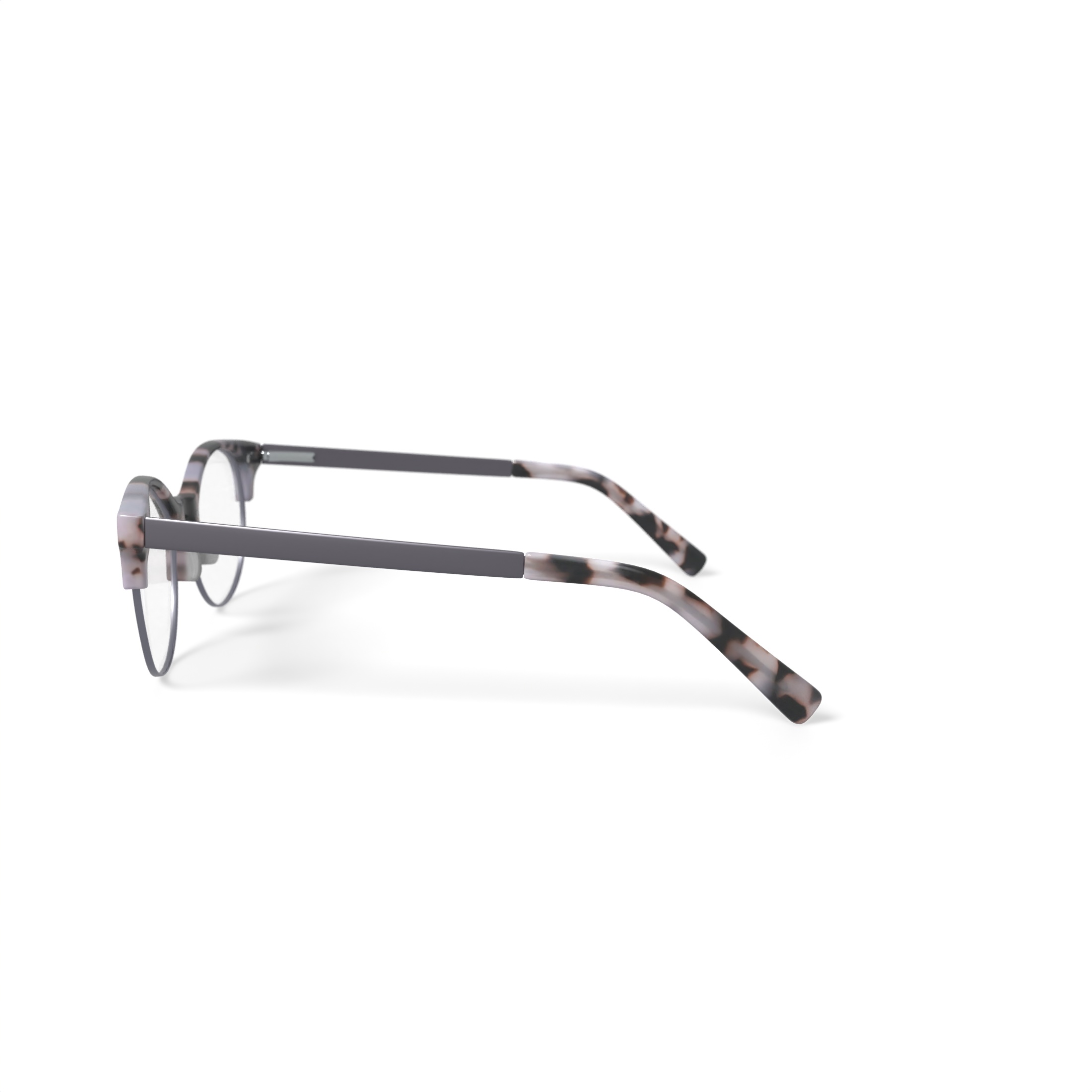 Walmart Women's WPLL801 Prescription Eyeglasses with Case, Gray Tortoise