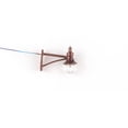 thumbnail image 1 of Inteprter Lámparas de montaje en pared a escala 1:87, modelo de fabricación de lámpara de diseño de parque ferroviario, luz decorativa de Artesanía Luz marrón/blanca Inteprter HA066502-07, 1 of 6