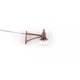 thumbnail image 1 of Wosthever Lámparas de montaje en pared a escala 1:87, modelo de 3V, lámpara de diseño de tren de parque ferroviario, luz decorativa para decoración de Artesanía Luz marrón/blanca Wosthever HA066502-07, 1 of 6
