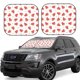 thumbnail image 1 of Fotbe Hand Drawn Strawberry Juego de 2 Piezas de Parasoles para Parabrisas | Bloqueador Solar para Auto | Accesorios Plegables para Protección Solar Interior-Medium, 1 of 6