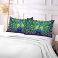 thumbnail image 6 of GZHJMY Beautiful Peacock Plush Pillow Case,Zippered Bed Pillow Pillowcases,Super Soft and Cozy Pillowcase Covers for Sleep - Queen Size 20x30in Home Decor, 6 of 7