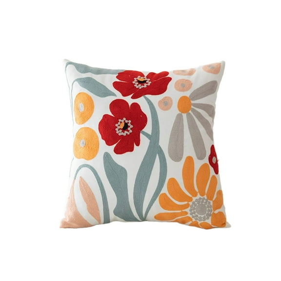 AUQCO Pillow Covers,Cotton 18X18 Pillow Cover,Throw Pillow Covers,Multicolor
