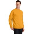 thumbnail image 4 of Port & Company PC78 Mens Core Fleece Crewneck Sweatshirt, Gold - 3XL, 4 of 6