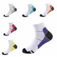 thumbnail image 4 of Sports Socks Elastic Compression Men And Women Sports Boat Code Comfortable Reduce Fatigue and Cramps, 4 of 5