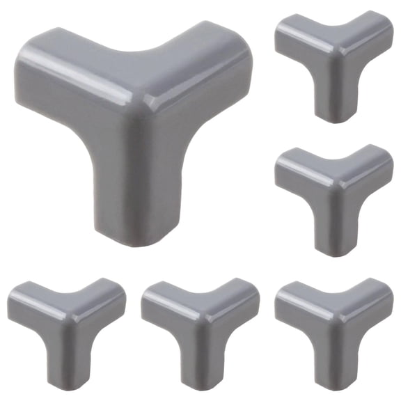 6PC Edge Corner Protectors Guards Protective Cushions Anti Collision Furniture Corner Protectors, Self Adhesive Corner Guards for Tables Cabinets Desks,1.7 Inch