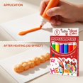 thumbnail image 3 of 6 Pcs Popcorn Pens Set, 3D Puffy Bubble Art Markers, Heat‑Expandable DIY Raised Effect Drawing Pens, Multicolor Puffy Paint Marker Kit, Magic Bubble Graffiti Art Pens, Creative Popcorn Craft Pen Set, 3 of 7