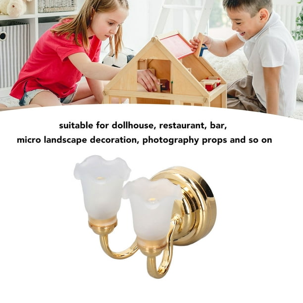 3 :12 Dollhouse Lámpara De Escritorio Led Clásica Con