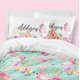 thumbnail image 1 of Juego de cama infantil Tropical Flamingo Teal (edredón o funda nórdica), 1 of 5