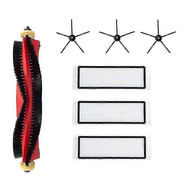 7Pcs for S4 E4 S5 S6 S5 Max Rubber Side Brush Main Brush Roller HEPA Filter Max Brush Filter Spare Parts