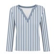 thumbnail image 4 of jjayotai Long Sleeve Shirts for Women V Neck Tops Casual Outfits Business Casual Going out Tops Work Shirts Fall Clothes 2026, 4 of 6