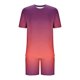 thumbnail image 4 of Blusa de Manga Corta Cuello Redondo Impresión Deportiva Camisa de Ajuste Delgado Poliéster Elástico Cintura Superior para los Hombres, Blusa Casual para el Uso Diario de Verano, 4 of 9