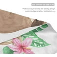 thumbnail image 4 of SKYSONIC Garden Flag Sloth Hanging On The Tree with Tropic Flower Double-Sided Printed House Sports Flag-12x18(in)-Polyester Decorative Flags for Courtyard Garden Flowerpot, 4 of 6