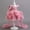 Hot Pink, variant on Girls Summer Dress Sleeveless Round Neck Tulle Fabric Long Train & Sparkly Birthday Stage Formal Gown Green Size 1T