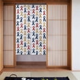 thumbnail image 2 of Door Curtain 34x56in Two Pieces Of Uniform Is Not Easy To Wrinkle The Room Shade And Dustproof For The Wall On The Door Or Window Cancer Awareness Ribbon Pattern - Metallic Elegance (1), 2 of 5