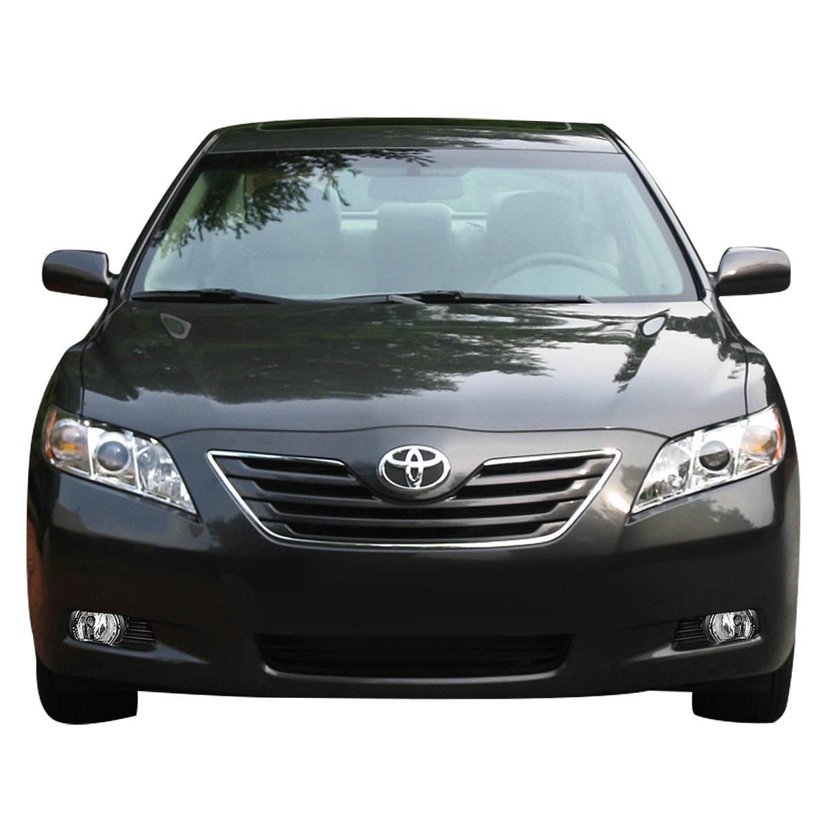 DNA Motoring For 07-09 Toyota Camry Clear Lens Bumper Fog Light Lamps Pair w/Bezel+Wiring+Switch