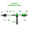 thumbnail image 1 of Electric Aerodynamic Rivet Tool Kit with M3 M5 M6 M8 Rivet, 1 of 5