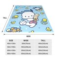 thumbnail image 6 of Pochacco Fleece Blanket Super Soft Cozy Throw Blanket 60"X50", Lightweight Fuzzy Comfy Flannel Blanket Warm Plush Throw Blankets For Couch, Sofa, Bed, 6 of 7