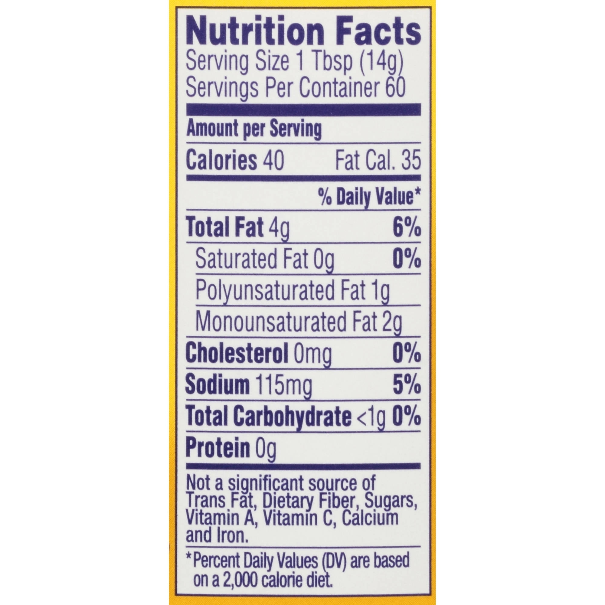 Mayonnaise Nutrition Label Besto Blog