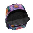 thumbnail image 6 of FORMRS School Backpack with Front Zippered Pocket 12" Student Travel Daypack, Light Purple Flowers, 6 of 6