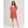 thumbnail image 5 of Womens V-Neck T-Shirt Dress, 5 of 8