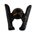 thumbnail image 1 of Soporte para teléfono de coche, práctico y ajustable, con diamantes de imitación, duradero, accesorios para coche mini Negro, 1 of 9
