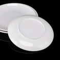 thumbnail image 4 of 8-14 Inch Round White Melamine Dinner Plate Hotel Western Steak Trays Dessert Bone TablewareDishes Plastic Imitation Porcelain, 4 of 9