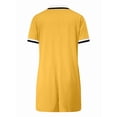 thumbnail image 2 of Po-Lo Dresses for Women Short Sleeve Tennis Golf Dress V Neck Summer Casual Dress with Pocket Yellow M, 2 of 7